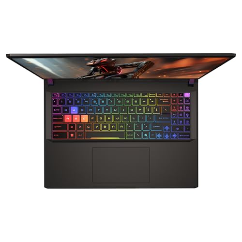 Image of MSI Vector 16 HX AI Gaming Laptop, Intel Ultra 7-255HX, 64 GB DDR5 RAM, 2 TB PCIe SSD, 16 inch FHD+ (1920x1200) 144Hz Display, Nvidia G-Force RTX 5070Ti, 24 Zone RGB Keyboard, W11 Pro, Cosmo Gray