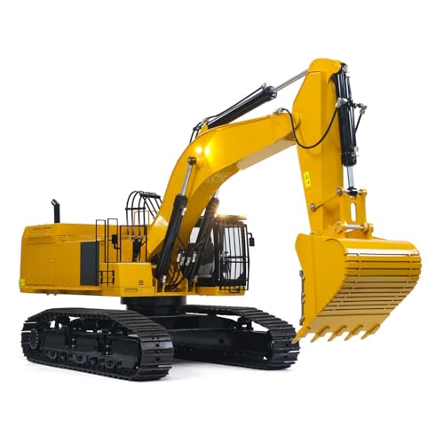 TOUCAN RC HOBBY 1/8 390F RC Hydraulic Excavator Metal Heavy Duty Construction Vehicles Models for Adult