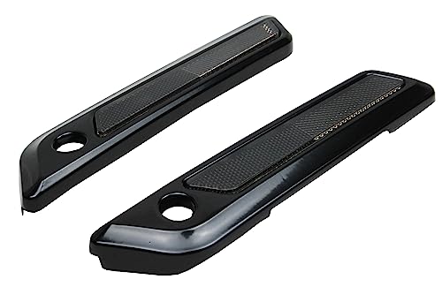 Charnière pour sacoche Harley Road Glide, finition usinée bicolore pour modèles 2014-2019