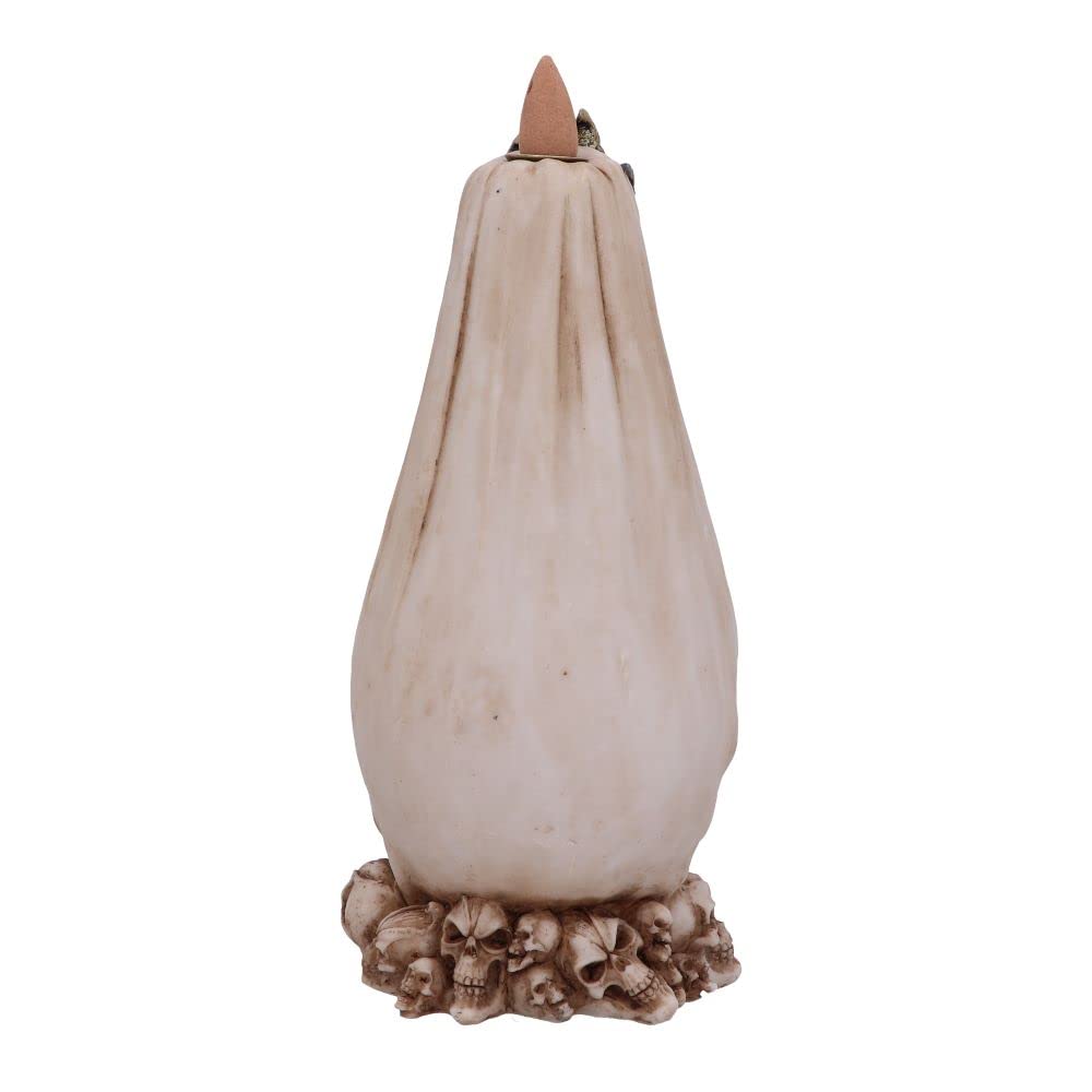 Nemesis Now Draak Binnen Backflow Wierookbrander, Crème, 23,5 cm
