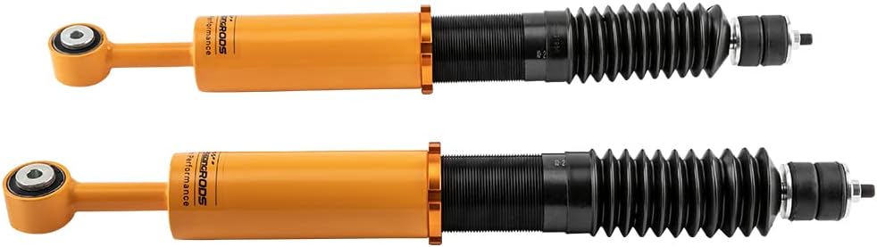 maXpeedingrods Coilovers for Toyota Yaris 2007-2011, for Scion XD 2008-2010, Height Adjustable Coilovers Suspension Struts Kit, Preset Damping Shock Absorber Struts, Lowering Kit Gold
