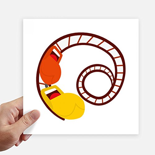 Autocollants Roller Coaster 20CM pour Customiser un Mur Terne