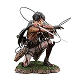 Qwead Japón Anime Attack On Titan Figura De Acción De 18 Cm, Mikasa Ackerman Levi Ackerman Figura De Acción Versión De Soldado Producto Terminado Modelo Juguetes