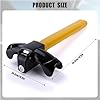 Heavy Duty T-Bar Steering Wheel Lock Anti-Theft Car Security Device, Universal Fit for Auto/SUV/Van with 2 Cross Keys, High Visibility & Easy Quick Install #1