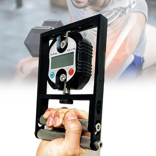Misuratore di forza della presa della mano, dinamometro digitale per allenamento e riabilitazione, regolabile per fitness e palestra
