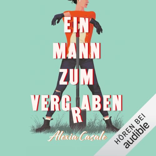 Diseño de la portada del título Ein Mann zum Vergraben