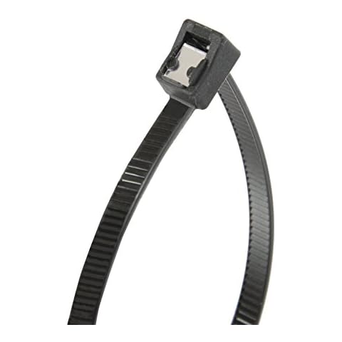 Calterm 74509 Self-Cutting Nylon, Cable Tie, 14 inch, 20 Pack, UV Black, 50 Piece Cover