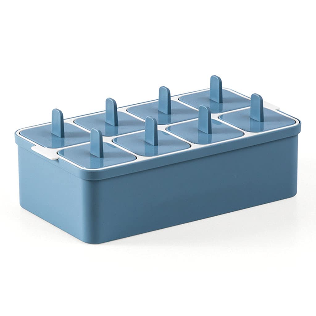 CANNXI Ice Cream Molds,Square 8-grid Ice Cube Tray Kitchen Ice Container for zer Separate