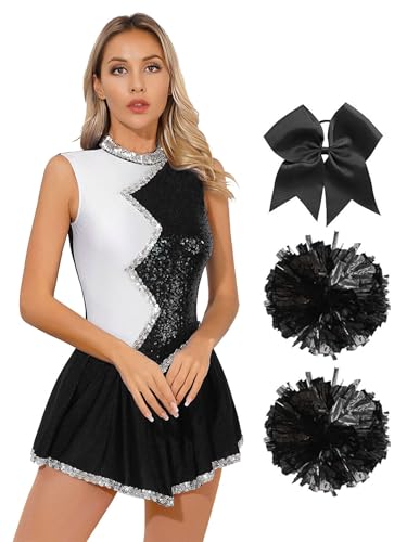 Uniforme cheerleading confortable pour déguisement de groupe réussi