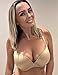 Wingslove Women's Push Up Bra T-Shirt Lightly Padded Underwire Bra Basic Comfort Everyday Plunge Bra (Nude, 36B)