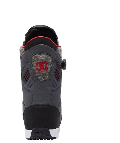 Dc Judge Boa Mens Snowboard Boots Grey/Black/Red 10 #TOP6