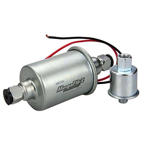 Megaflint E8012S Universal Electric Fuel Pump Low Pressure 5-9 PSI 12V w/Installation Kit - Thumbnail 6