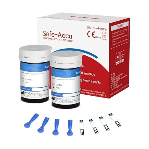 Safe accu 50 tiras no lancetas