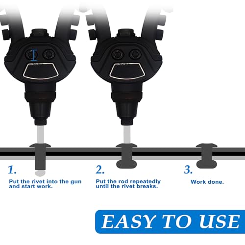 BESTYCHAO 100 Stück 6.4 x 12.7mm Aluminium-Blindnieten, Pop-Nieten mit offenem Ende, Packung mit 100 (Silber)