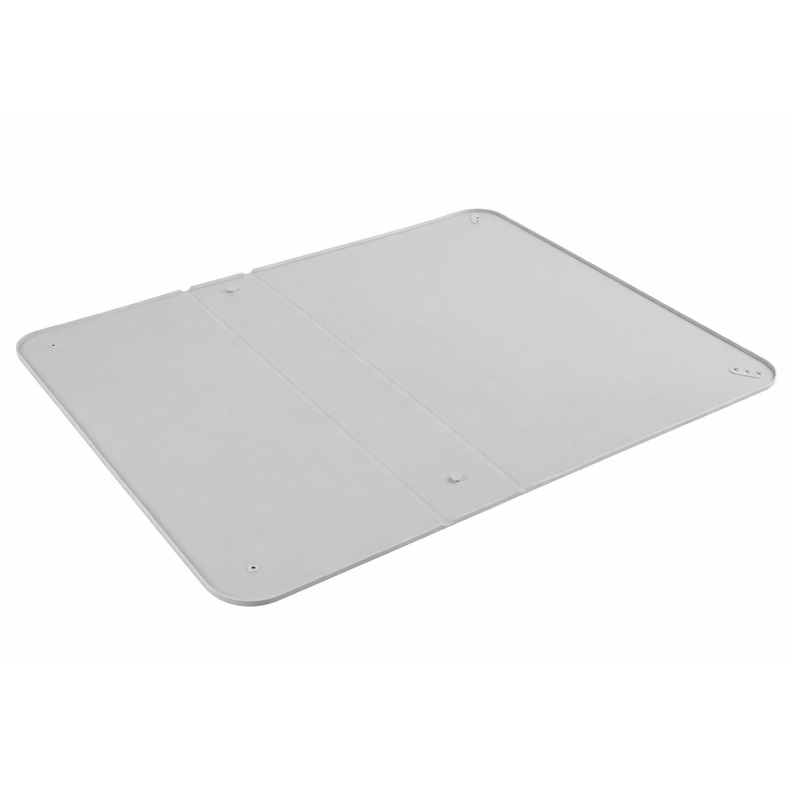 Premium Silicone Dog Pee Pad Holder – 90x65cm Leakproof Non-Slip Puppy Training Tray, Foldable Pet Potty Mat for Indoor Outdoor Floor Protection, Housebreaking for Small Dogs Cats (Gray)