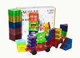 LATI 130-Piece Magnetic Tiles Building Toy for...