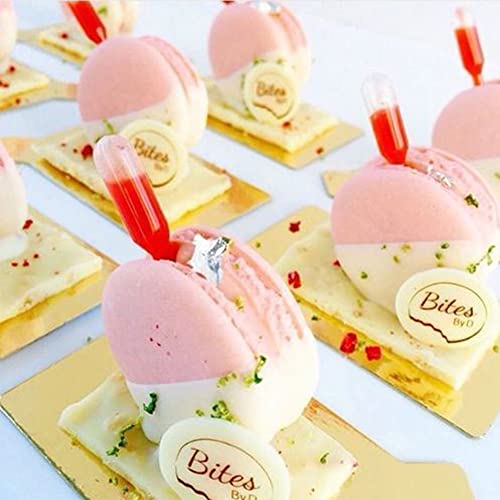 Tomnk 120Pcs 4Ml Plastic Cupcake Pipettes Squeeze Dropper Liquid Infuser Transfer Pipettes For Cupcakes, Strawberries #TOP6