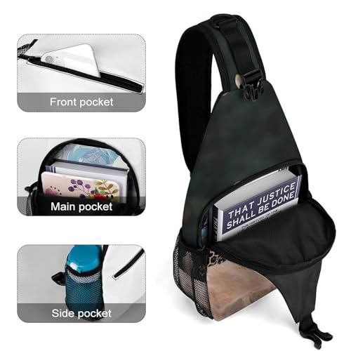 Mochila Deportiva tipo Sling Blanco unisex miniatura 4