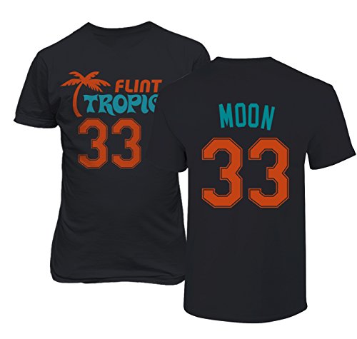 Flint Tropics Jackie Moon 33 Semi Pro Basketball Youth Boys Girls T Shirt