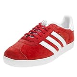 adidas Originals Gazelle, Zapatillas Unisex adulto, Power Red White Gold Metallic, 43 1/3 EU