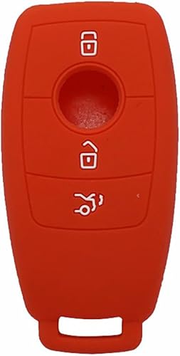 Miniatura 5 de Silicone Key Fob Cover Remote Case for Mercedes-Benz A C E Class E200L E300L E320 Vision Van M GL R CLK (Blue)