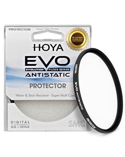 Hoya EVO Antistatic 95 mm Lens Filter — Premium Optical Glass w/ 16-Layer SMC Lens Protector for 99.8% Light Transmission, 5mm Thick, Dust & Scratch-Resistant, Water Repellent for Clear Image Quality