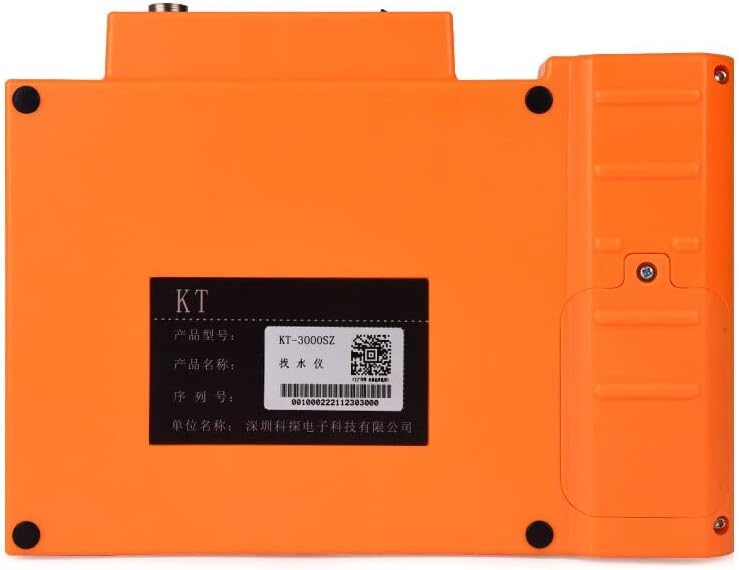 Rear view of the GOYOJO KT-100SZ Deep Water Detector showing model and serial number label