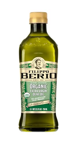 Filippo Berio Organic, Cold Pressed Extra Virgin Olive Oil, 25.3 Ounce rPET Bottle, Contains Polyphenols
