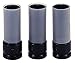 Teng Tools 1/2 Inch Drive 17, 19 & 21mm 6 Point Deep Metric Wheel Nut Impact Sockets - 9203N