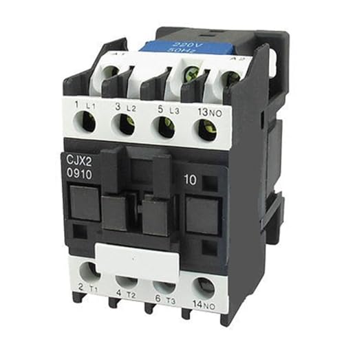 Contactor CJX2-0910 de 3 polos para automatizar motores eléctricos de 220V