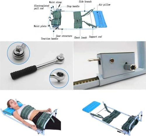 Dispositivo di trazione lombare, correttore posturale per alleviare il dolore, allevia l'affaticamento cervicale e lombare, ideale per l'uso a letto