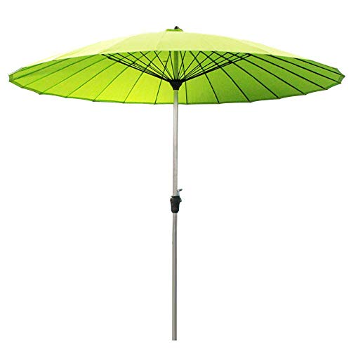 Parasol sin base ajustable de 2.7m contra el sol directo en patio 1