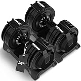 NEOLYMP 2er Set Kurzhantel verstellbar (2-24 kg...