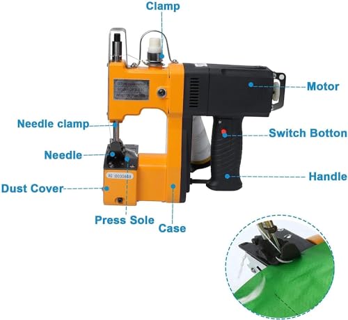 Machine à coudre électrique pour sacs pour stopper les déchirures - 5