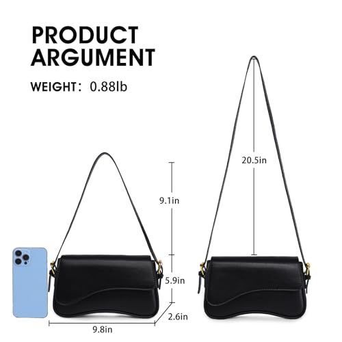 Image of PU Leather Tote Bag for Women with 2 Removable Straps and Zipper Closure
