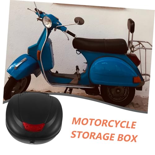 Top case moto résistant plastique solide réfléchissant BESTYASH - 7