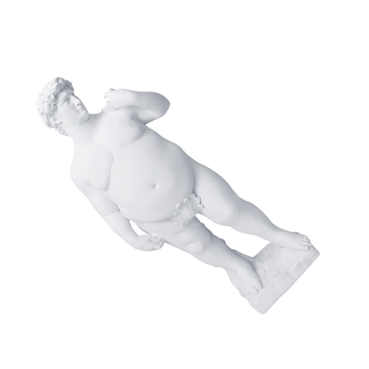 TOYANDONA 1 Pc Estatua De David Gordo Estatua Romana De Yeso David Jardín Escultura David Estatua Romana para El Hogar Estatuas Religiosas Miguel Ángel Cuerpo Resina Muñeca