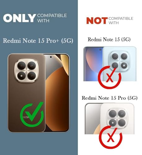 Image of Jkobi Silicone Back Cover Case for Xiaomi Redmi Note 15 Pro Plus 5G (Clear Shockproof Case with Camera Protection | Soft and Flexible | Transparent)