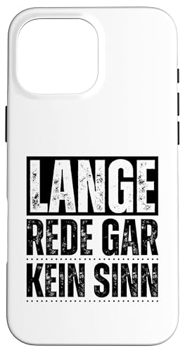 Lange Rede Gar Kein Sinn �h�C�c�� ��� �������� ���� �X�}�z�P�[�X iPhone 16 Pro Max �p