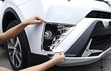 Kadore for 2016-2018 Toyota RAV4 XLE and LE Chrome Front Fog Lights Cover Trim Exterior Accessories 2-pc