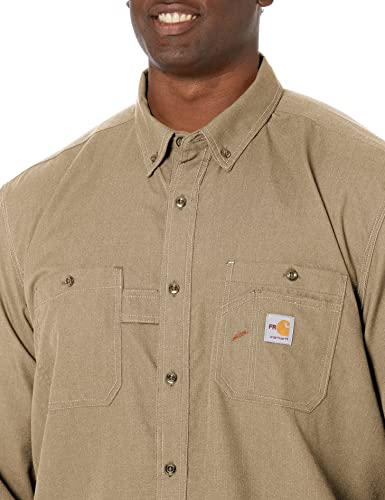Image of Carhartt Men's Flame Resistant Force Original Fit Long-Sleeve Shirt
