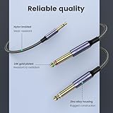 MOSWAG 3.5mm 1/8" TRS Male to 2X 6.35mm 1/4" TS Male Mono Stereo Y-Cable Splitter 10FT/3Meter Compatible for Home Stereo Systems,Laptop,Amplifier,Mixer Audio Recorder，MP3,etc - Image 4