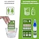 Drugnostic Drogentest Schnelltest – Drogentest Urin und Feststoffe, THC Test - weitere 5 Drugs, Urintest mit 2 Dip-Karten, 99% Genau, Deutsche Marke