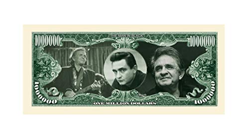 The Man In Black Limited Edition Million Dollar Collectible Bill #TOP2