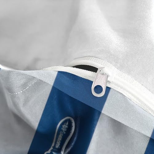 Housse de couette maritime imprimé 3D en microfibre douce - 8
