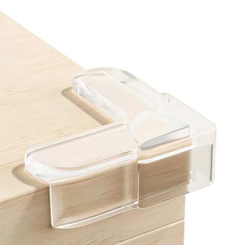 Image of Baby proofing Corner Guards L (12pcs) - Clear Table Corner Protectors and Bumpers for Complete Corner & Edge Safety!