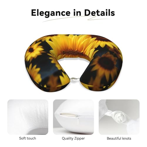 Almohada de espuma viscoelástica talla única negra miniatura 4