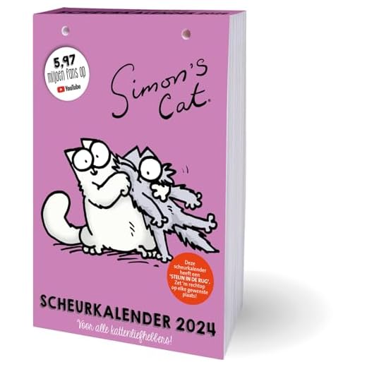 Simon's Cat scheurkalender - 2024: Voor het hele gezin