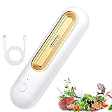 Ozoori Kühlschrank Deodorierer, Kühlschrank-Deodorizer, wiederaufladbarer Geruchsneutralisierer Ozongenerator 2 Modi, Mini-Geruchsentferner Maschine, Elektrischer Luftreiniger (Gold)