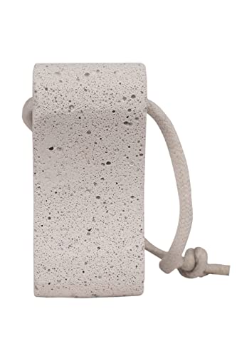 Śukra Pumice Stone for Feet – Foot Scrubber for Exfoliating Dry Dead Skin – Natural Foot Stone Removes Callus on Hands, Heels, and Body – Clutch Shape (Pack of 4)